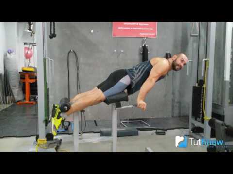 Гиперэкстензия для укрепления мышц спины - техника выполнения упражнения