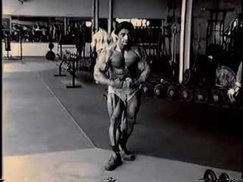 IFBB Pro Bodybuilder Danny Padilla posing in gym