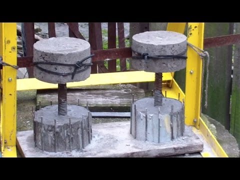 Как сделать гантели. How to make a dumbbell