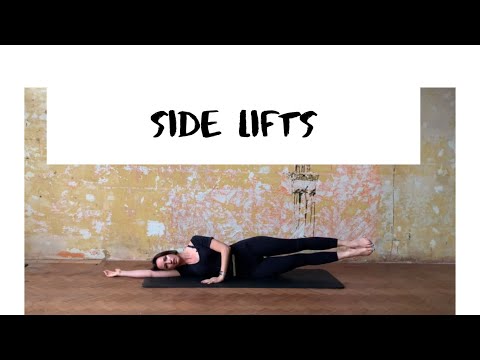 Side Lifts или подьем ног лежа на боку в пилатесе