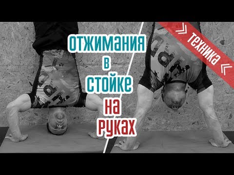 Отжимания в стойке на руках! Разбор техники!