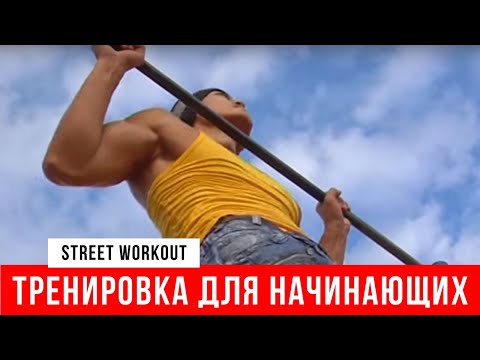 Street Workout для начинающих. Тренировка.