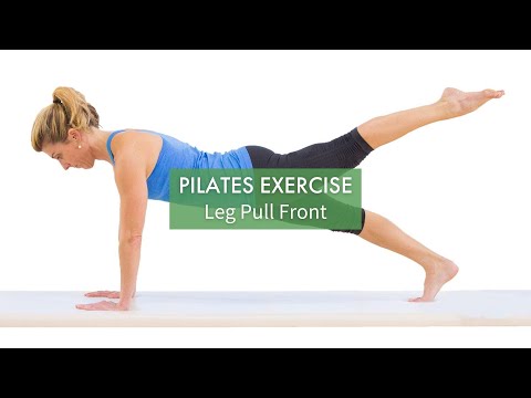 Leg Pull Front Pilates Exercise - Niedra Gabriel