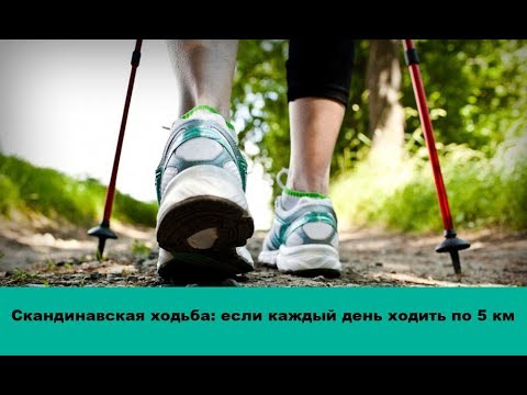 Скандинавская ходьба: что будет с Вашим телом, если каждый день ходить по 5 км и более?