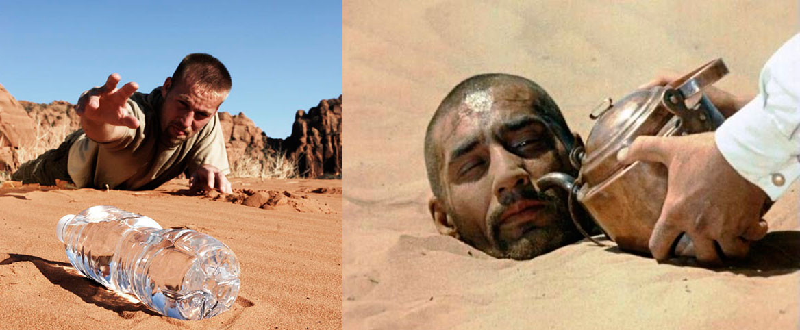 Человек умер без воды. Человек пьет воду в пустыне. Пьет воду в пустыне.